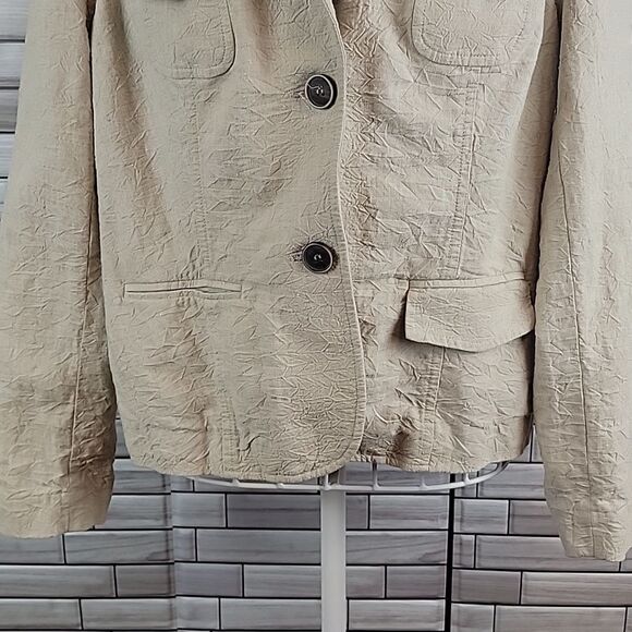 Style & Co linen blazer Size 12P - Picture 3 of 9